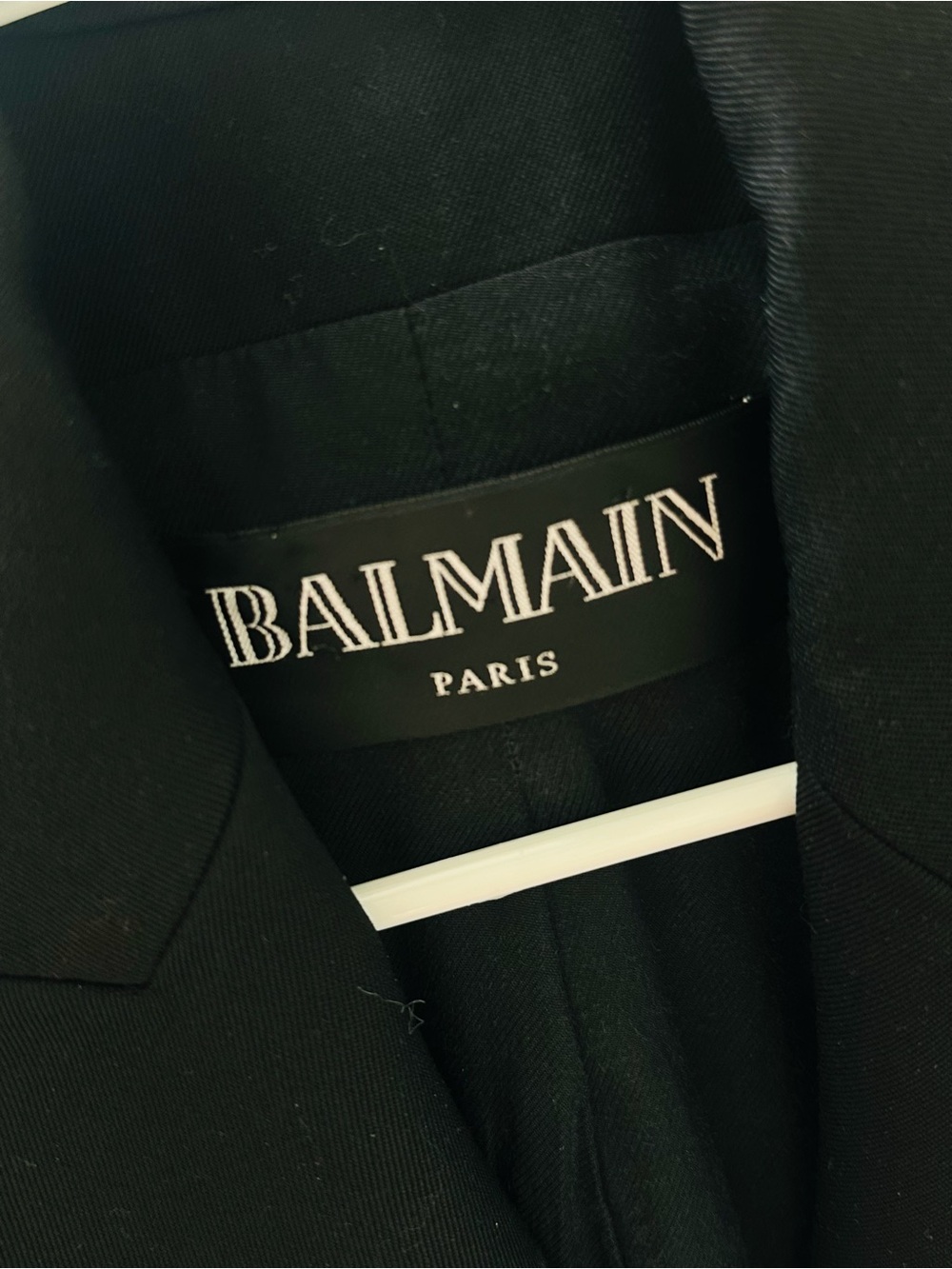 Balmain Black Double-Breasted Blazer with Gold Buttons size 34 (xxs-xs) - Picture 11 of 15